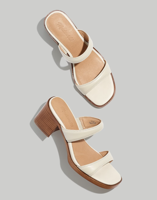 Madewell The Saige Double Strap heels