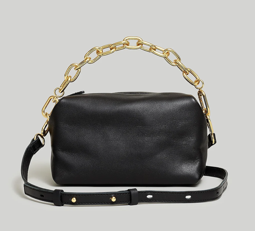 Madewell The Chain-Strap Crossbody Bag in Leather