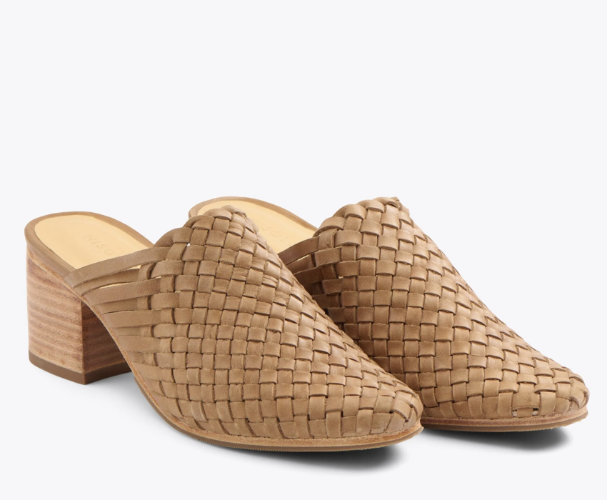 Nisolo All-Day Woven Heeled Mule