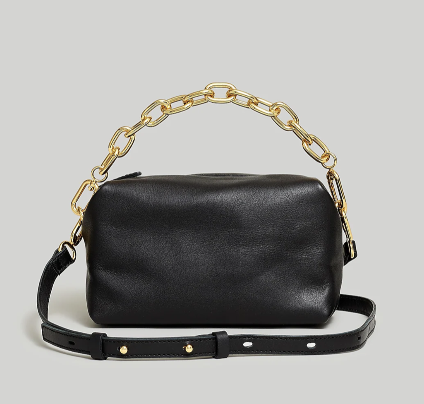 Madewell The Chain-Strap Crossbody Bag in Leather