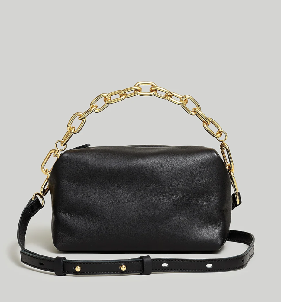 Madewell The Chain Strap Crossbody Bag in Leather