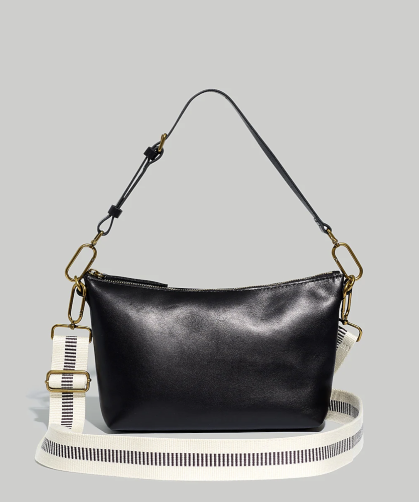Madewell The Leather Carabiner Crossbody Sling Bag