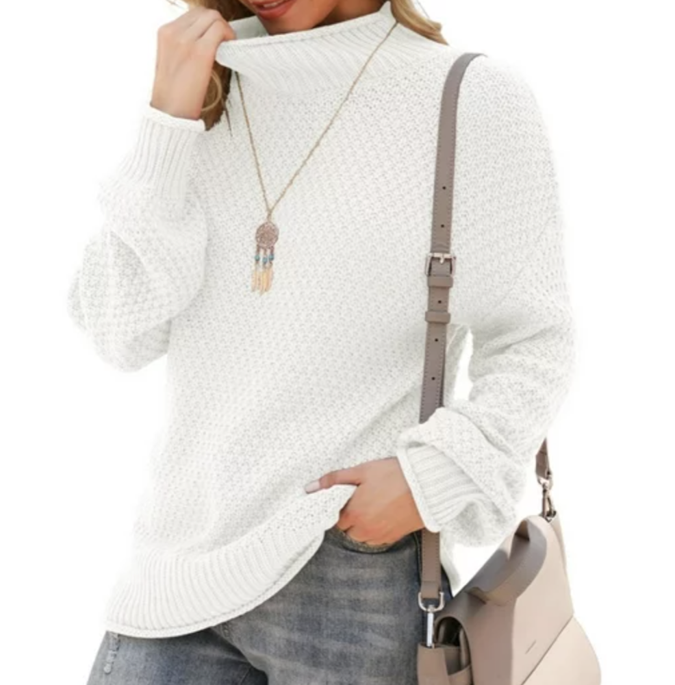 Walmart Women's Oversized Turtleneck Sweater