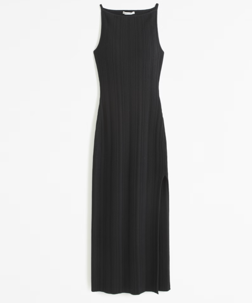 Exact Abercrombie High-Neck Midi Sweater Dress (Small Regular)