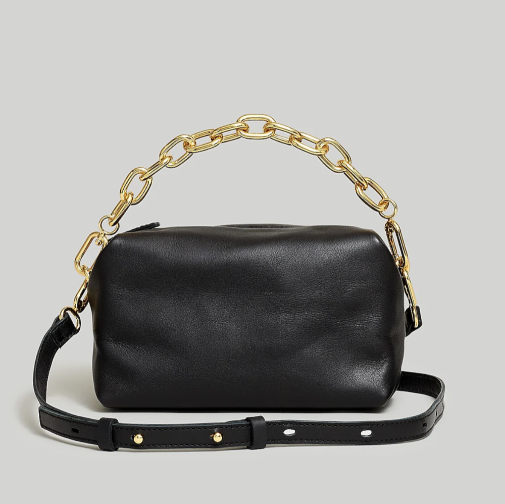 Madewell The Chain-Strap Crossbody Bag in Leather 