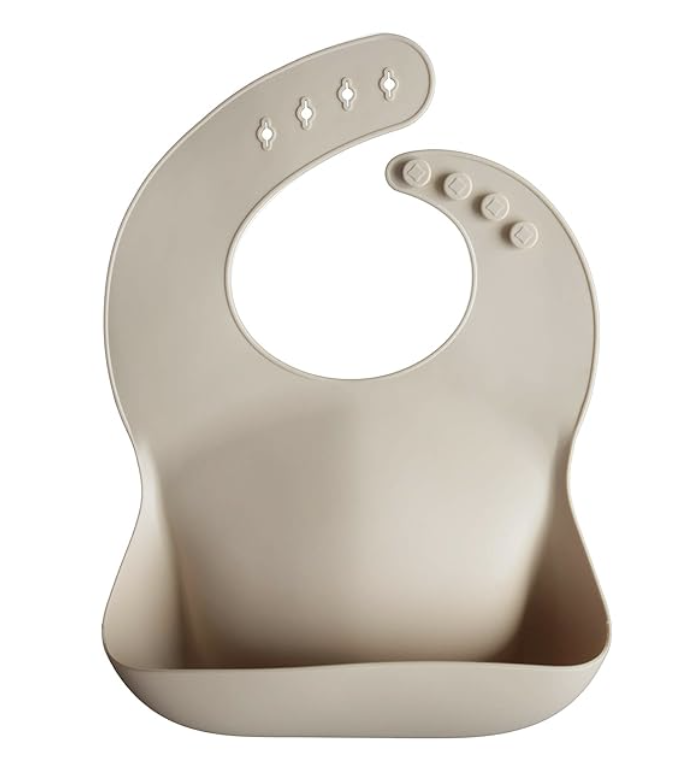 Mushie Silicone Baby Bibs 