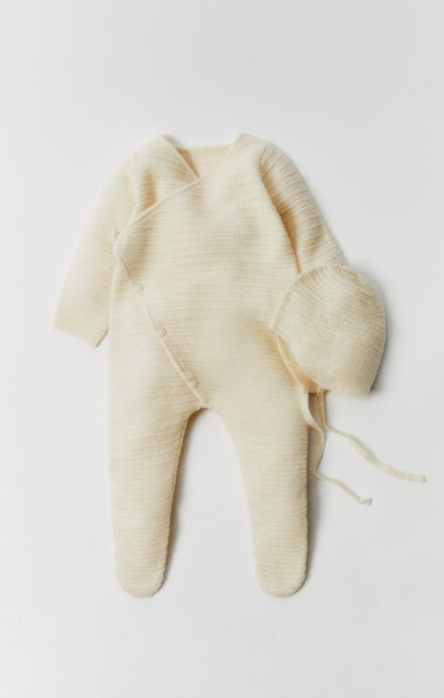 Zara Textured Knit Coverall