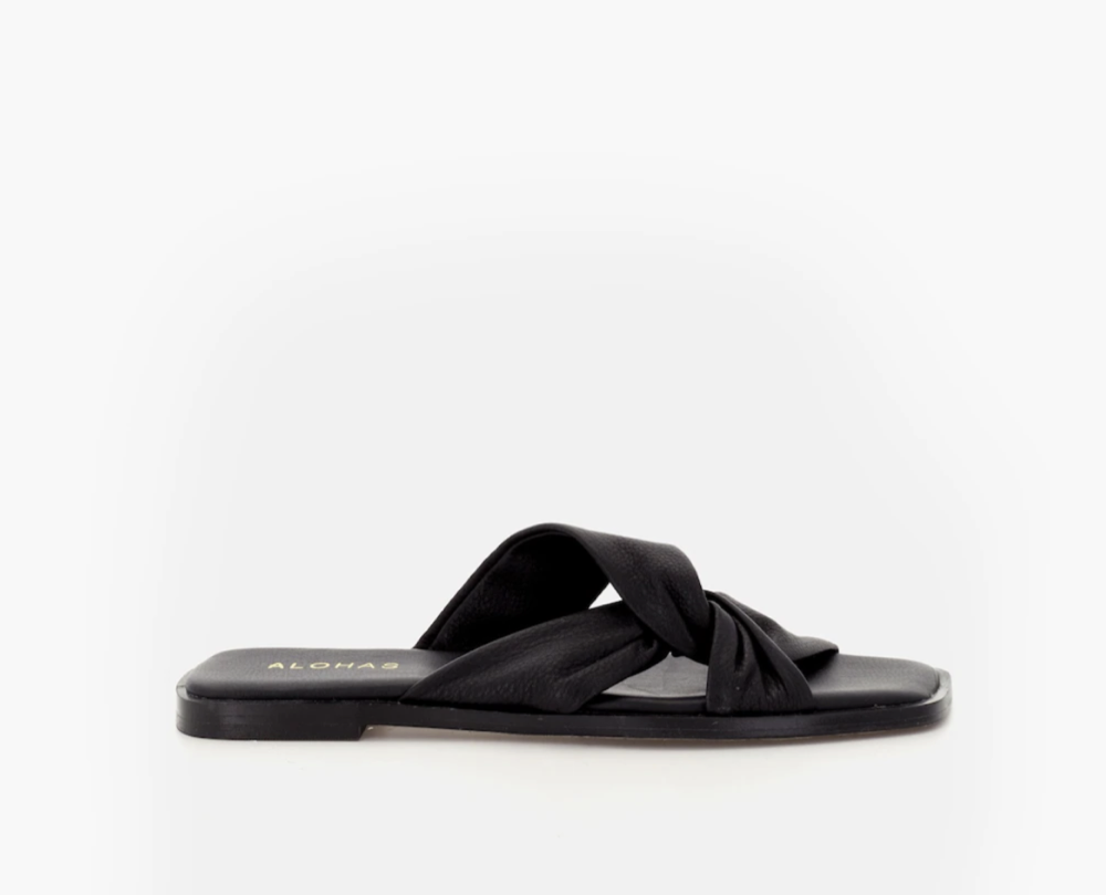 Alohas Nomad Black Leather Sandals (Sold out)