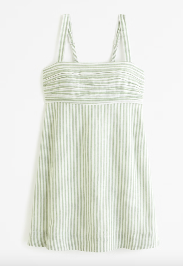 Abercrombie Emerson Linen-Blend Skirt