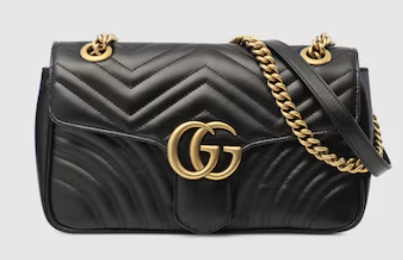 Gucci Marmont Small Matelasse Shoulder Bag 