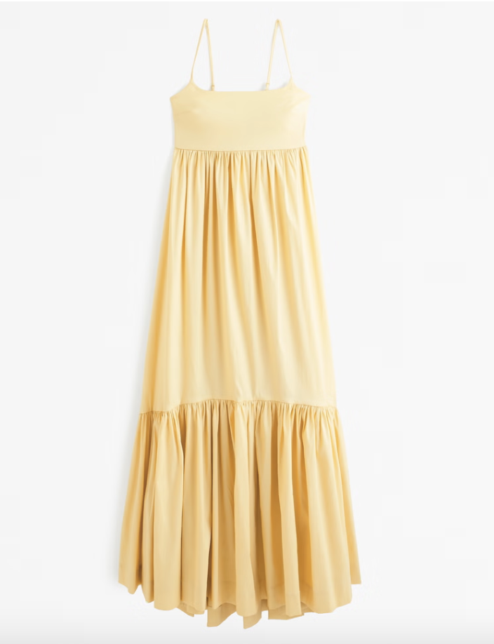 Abercrombie Drama Bow-Back Taffeta Gown
