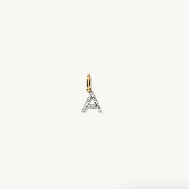 Mejuri Diamond Letter Charm