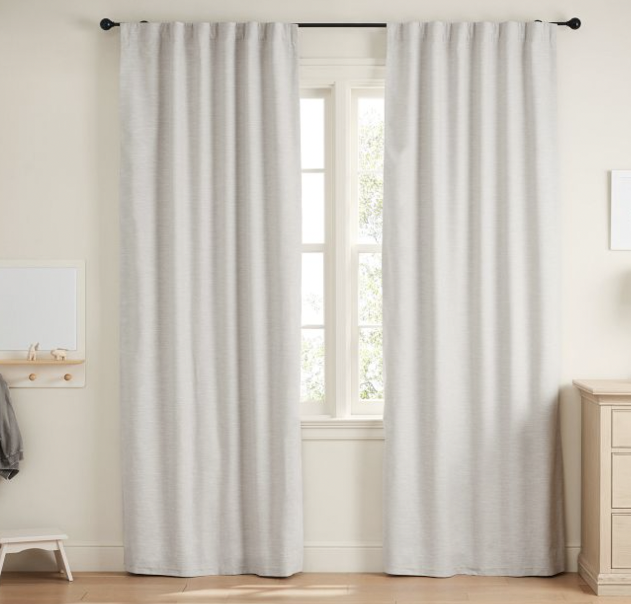 Pottery Barn Evelyn Linen Blackout Curtains