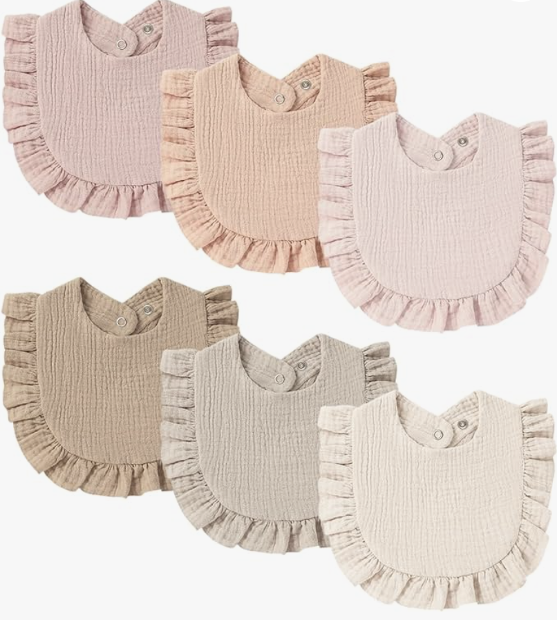 Ruffled bibs