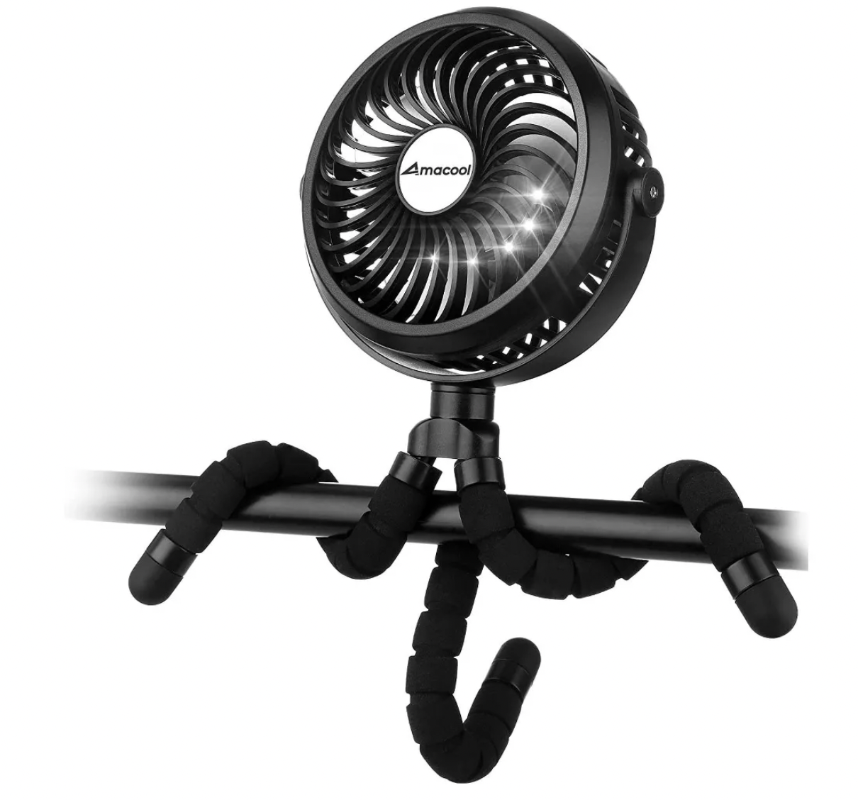 Portable stroller fan