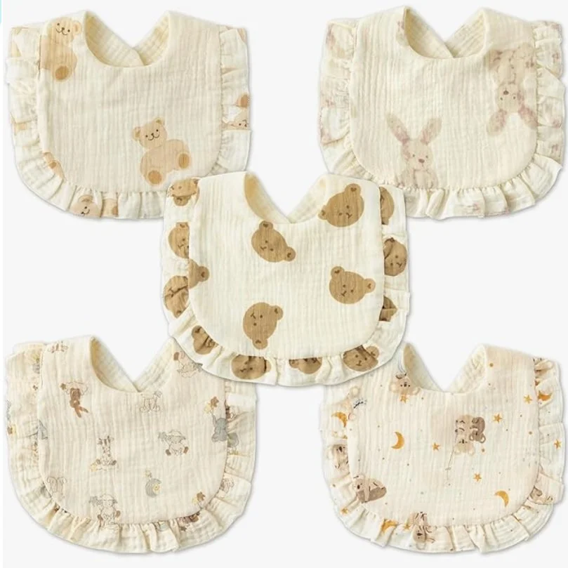 Patterned animal bibs