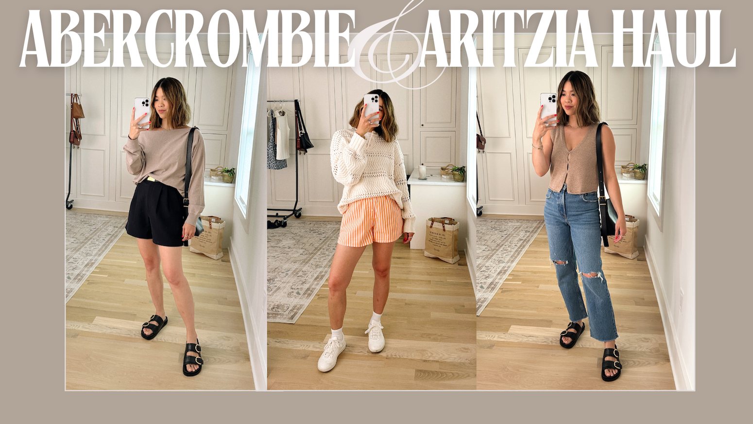 Cool Girl Summer Haul From Abercrombie and Aritzia!