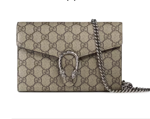 Gucci Dionysus GG Supreme Chain Wallet 