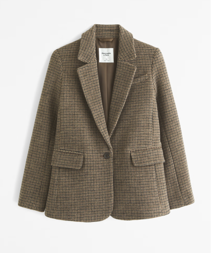 Abercrombie Wool-Blend Blazer 