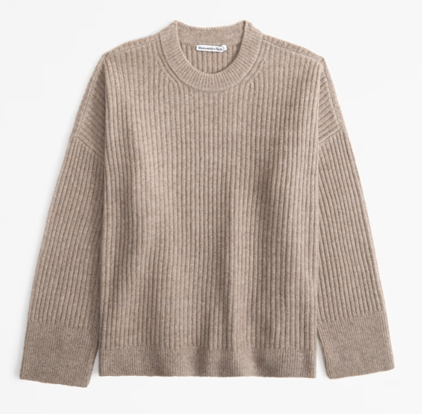 Abercrombie Ribbed Crew Sweater
