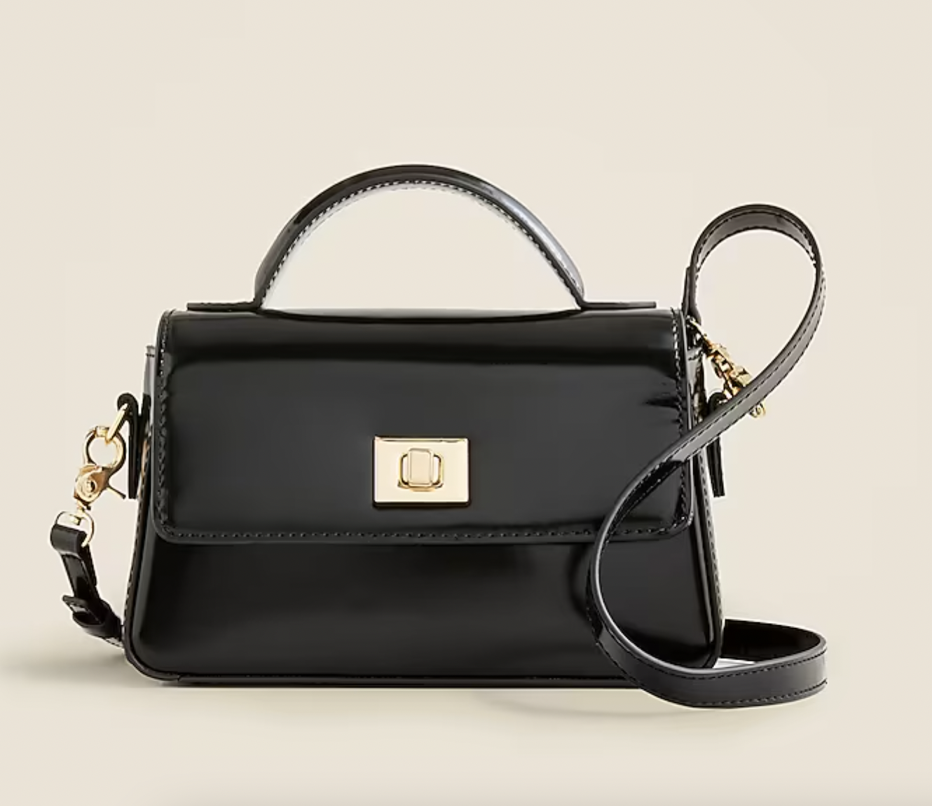 J. Crew Small Edie Top-handle bag in italian leather