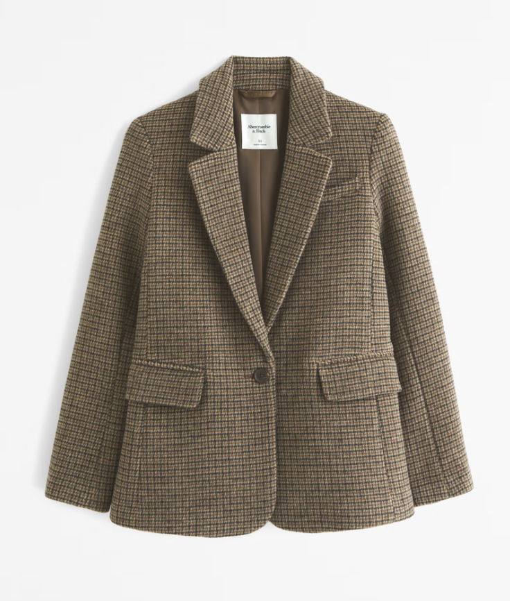 Abercrombie Wool-Blend Blazer 