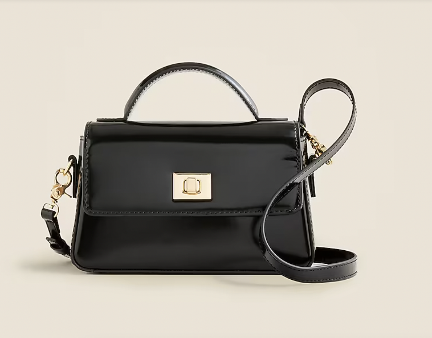 J. Crew Small Edie top-handle bag in Italian Leather 