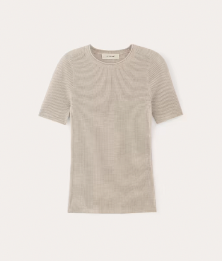 Everlane The Sweater Tee in Ultrasoft Merino