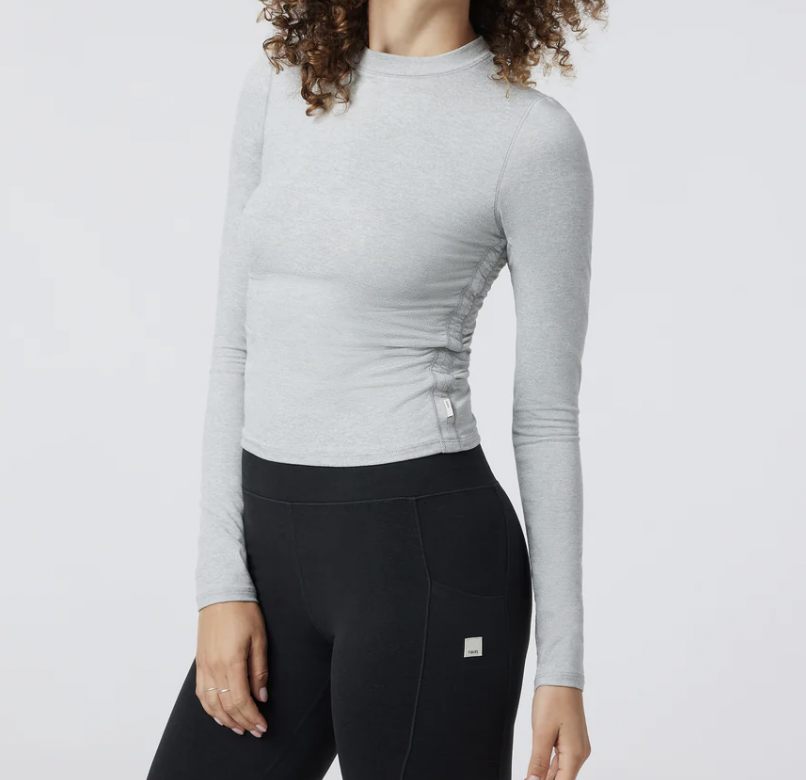 Vuori Long Sleeve Halo Ruched Tee