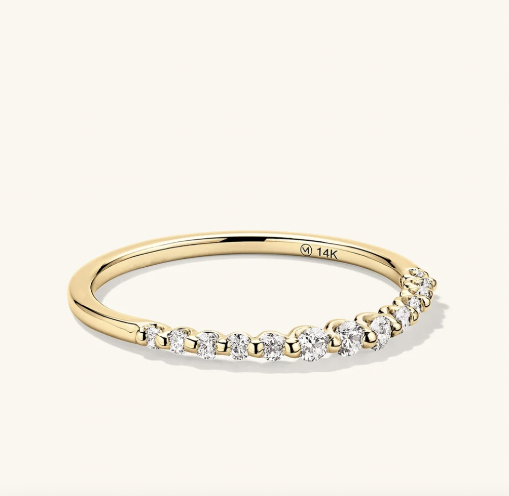 Mejuri Lace Diamond Ring