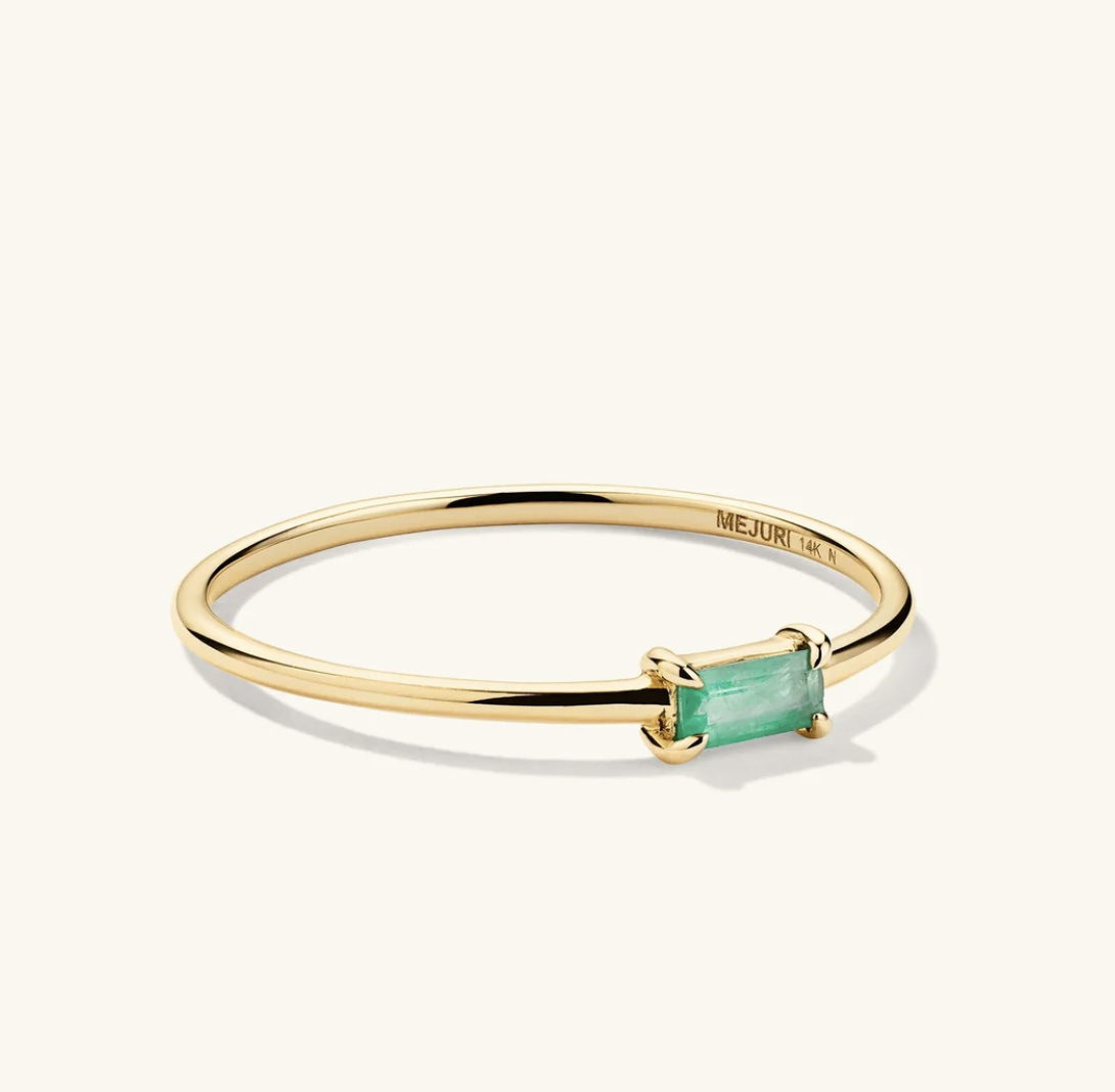 Mejuri Baguette Stacker Ring 
