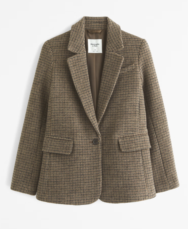 Abercrombie Wool-Blend Blazer 