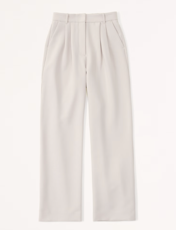 Abercrombie Sloane Tailored Wide Leg Pant