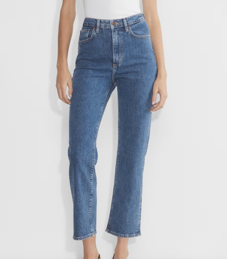 Aritzia Rowan Super Hi-Rise Straight Ankle Jean