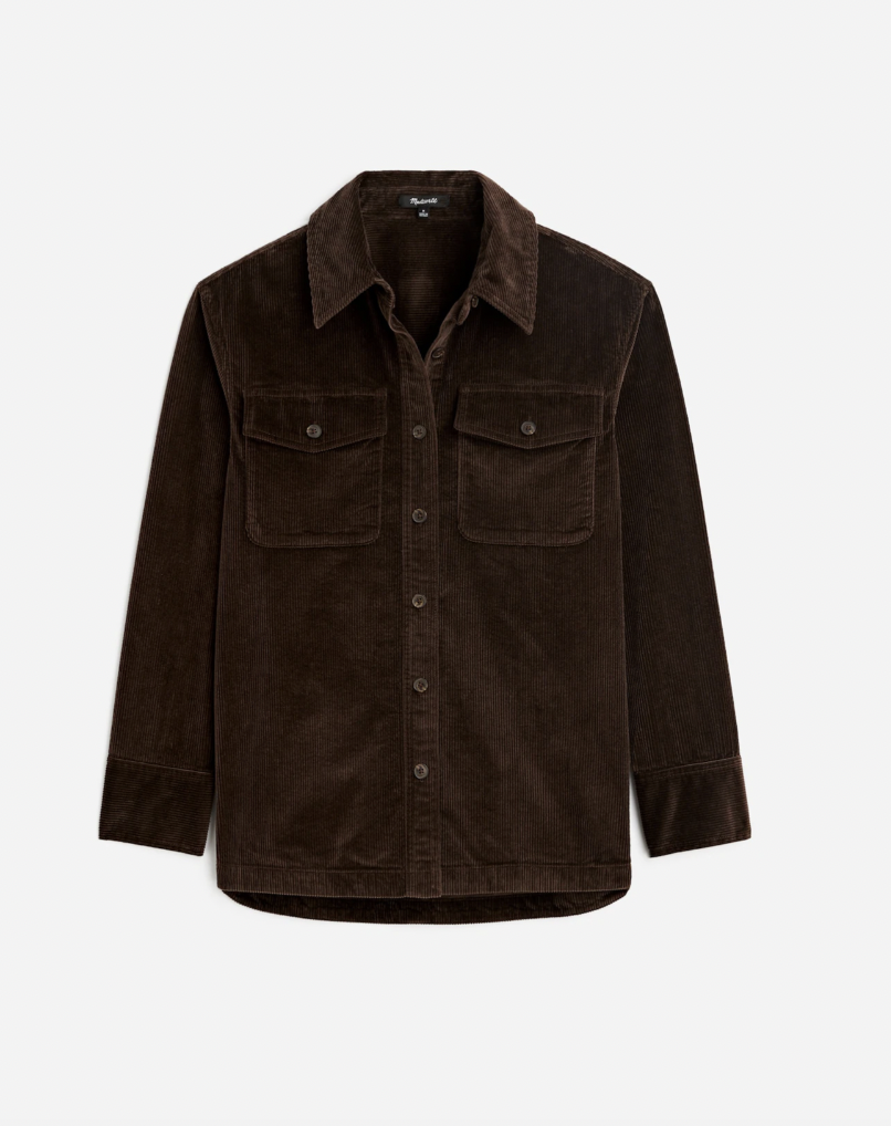 Madewell Corduroy Relaxed Shirt-Jacket 