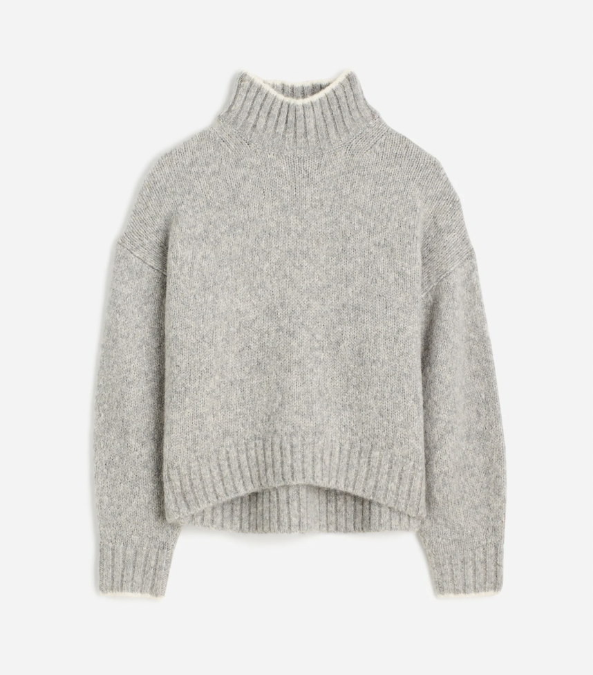 Madewell Chunky-Knit Alpaca-Blend Turtleneck 