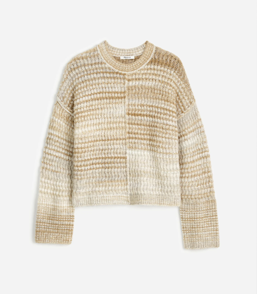 Madewell Space-Dyed Crewneck Sweater