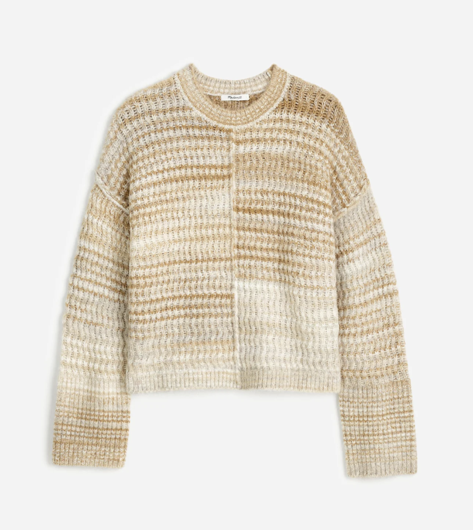 Madewell Space-Dyed Crewneck Sweater