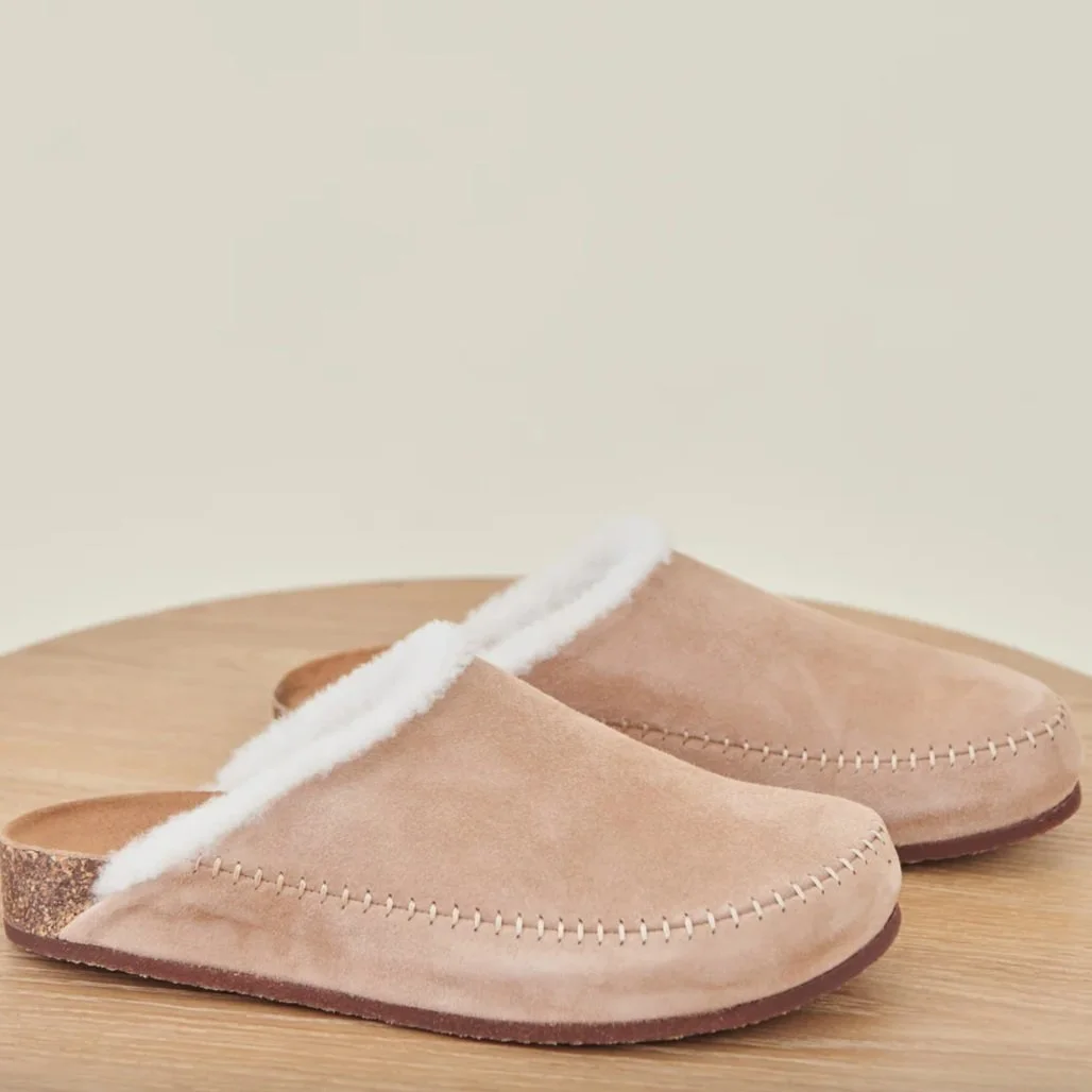 Jenni Kayne Shearling-Lined Moc Clog