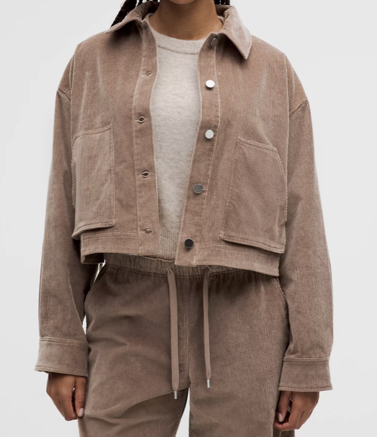 Lululemon Corduroy Shirt Jacket