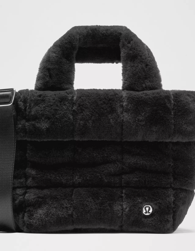 Lululemon Quilted Grid Tote Bag Mini 5L *Plush Fleece