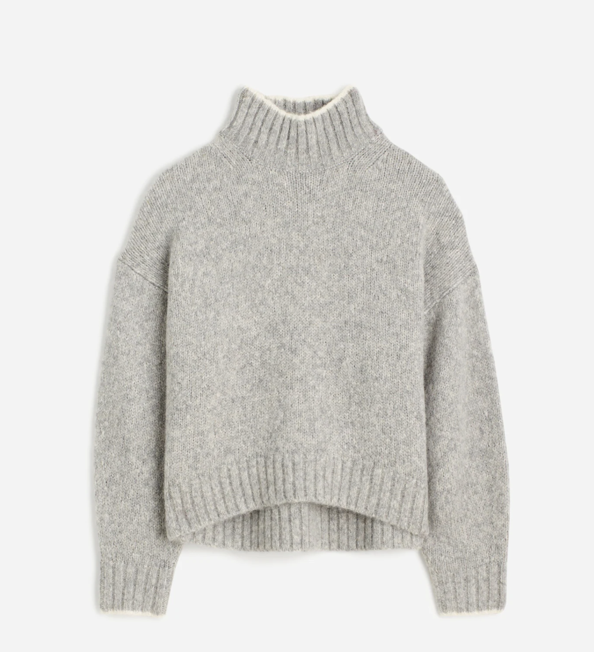 Madewell Chunky-Knit Alpaca Blend Turtleneck 
