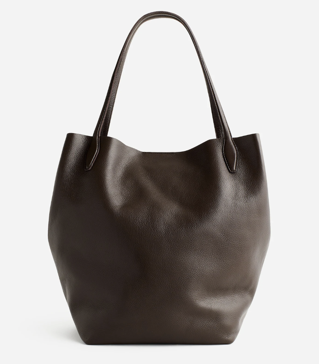 Madewell The Oversized Shopper Tote in Soft Grain Leather