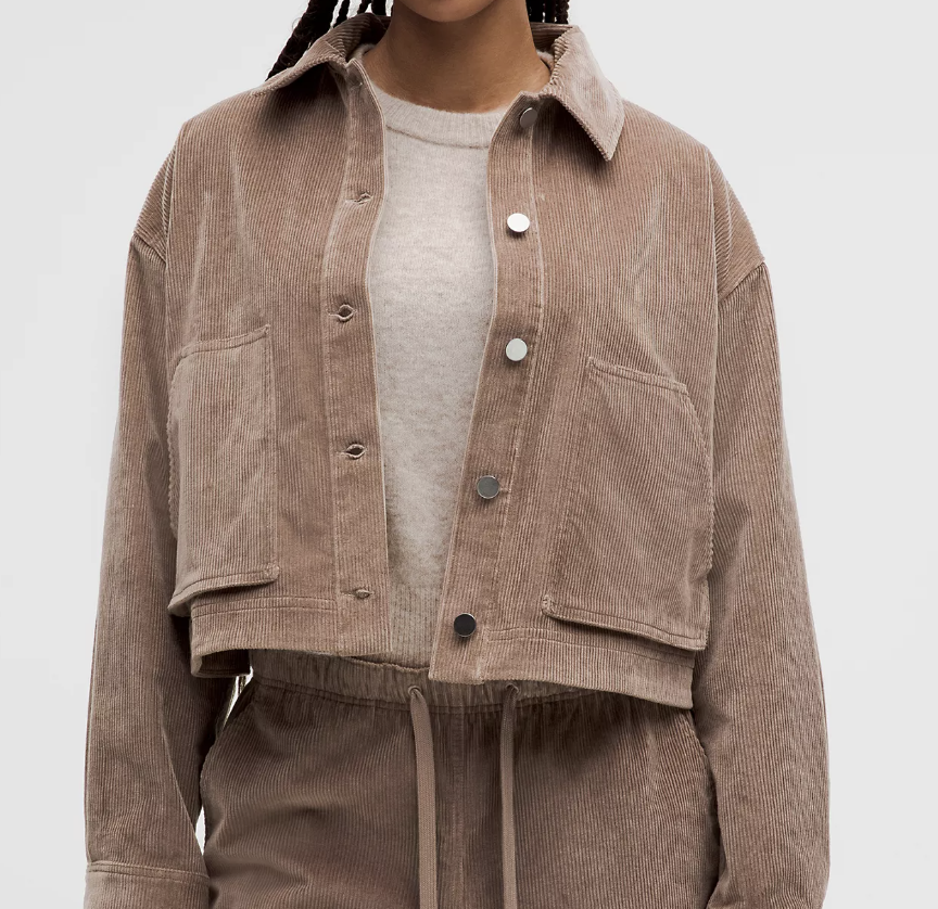 Lululemon Corduroy Shirt Jacket 