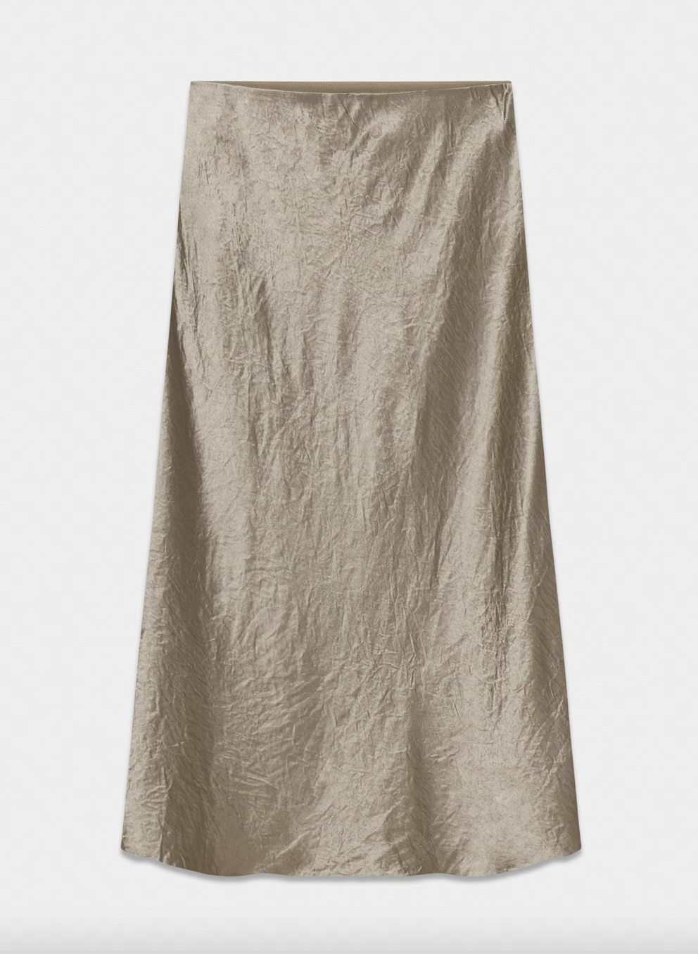 Aritzia Slip Satin Midi Skirt