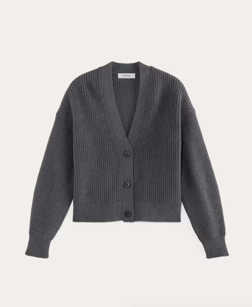 Everlane The Boxy Cardigan in Everyday Cotton
