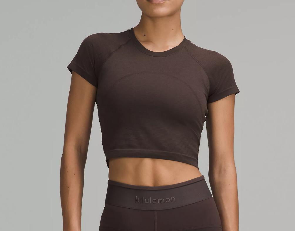 Lululemon Swiftly Tech Cropped Short-Sleeve Shirt 2.0