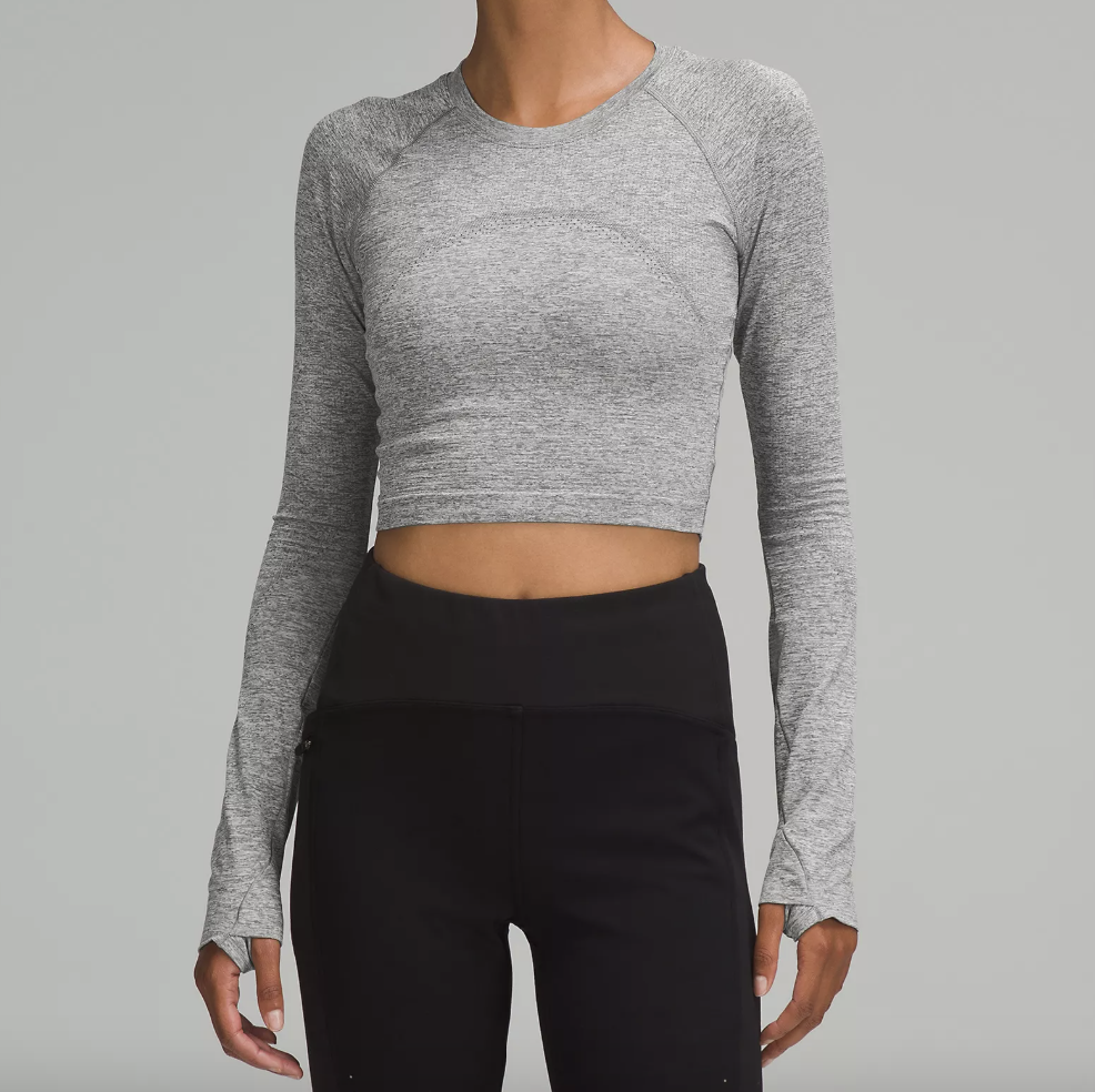Lululemon Swiftly Tech Cropped Long-Sleeve Shirt 2.0
