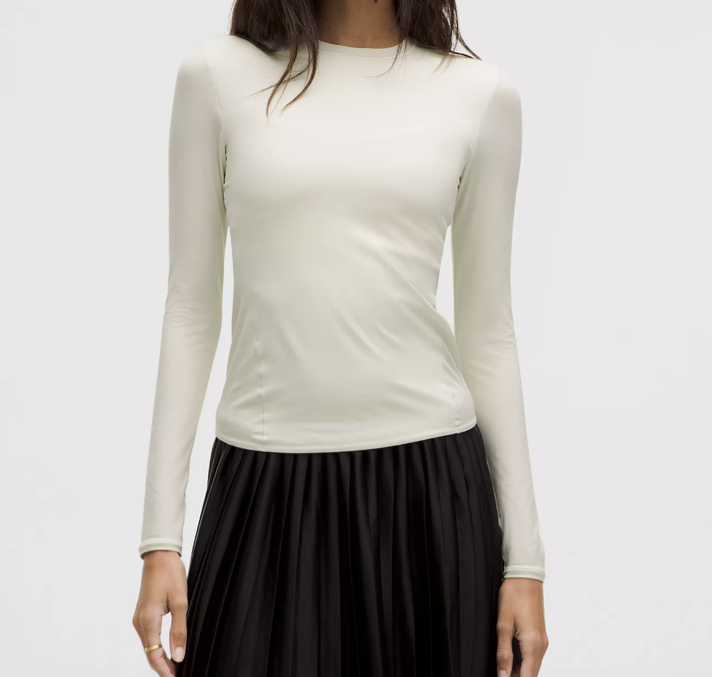 Lululemon Wundermost Ultra-Soft Nulu Crewneck Long-Sleeve Shirt