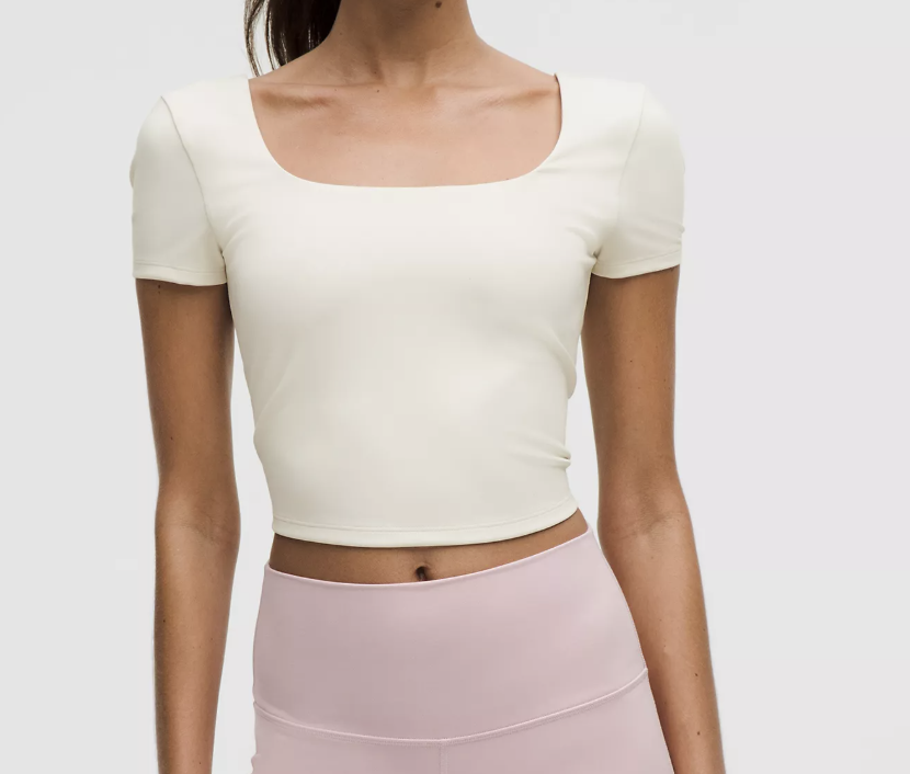 Lululemon Wunder Under SmoothCover Square-Neck T-Shirt 
